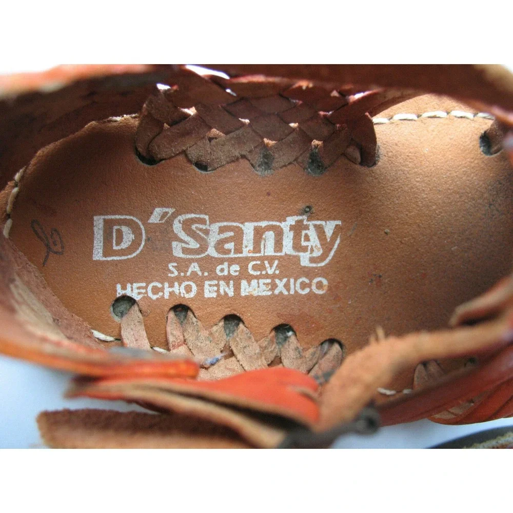 Genuine D'Santy Huaraches childrens toddlers size 2‎ leather sandals